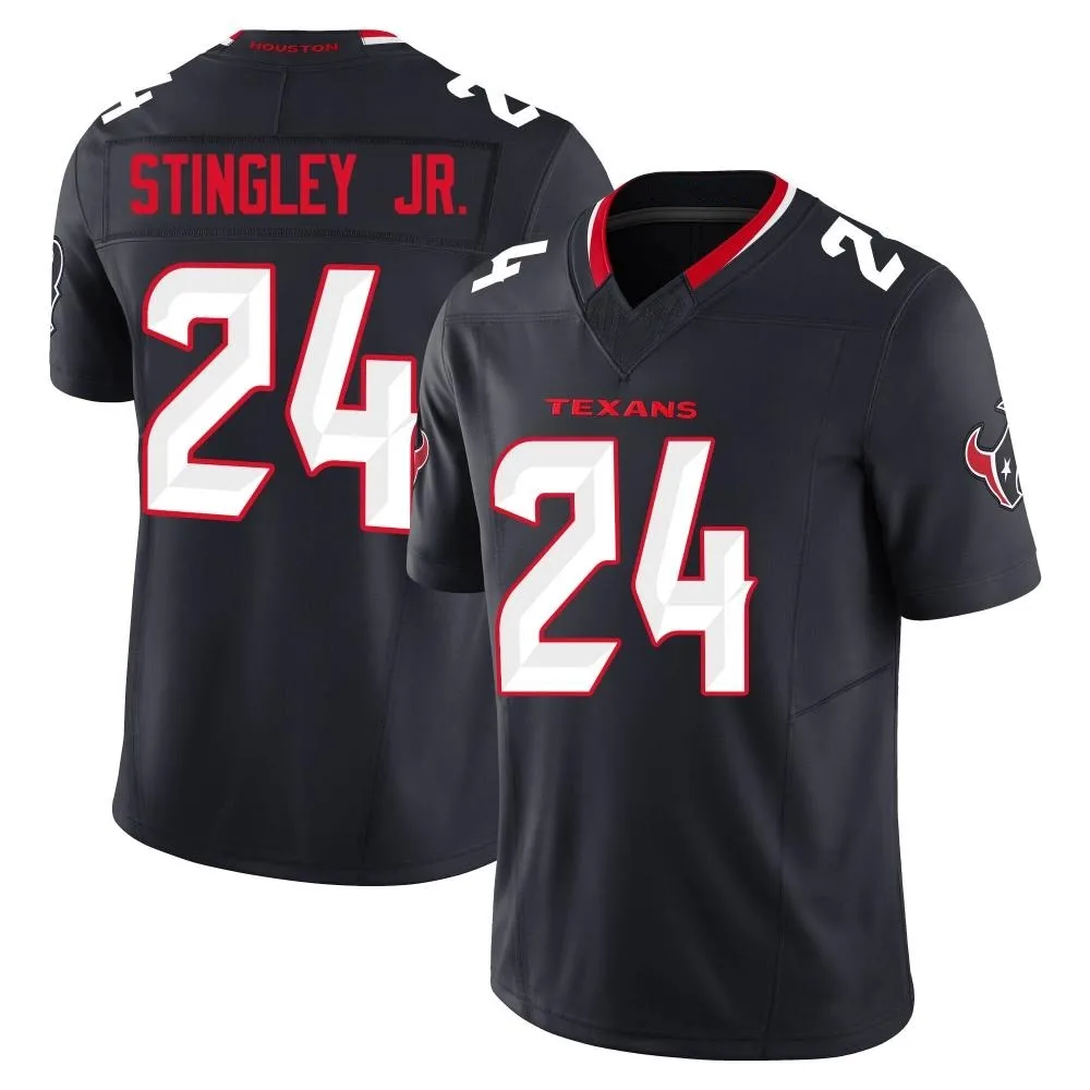 Men's Houston Texans Derek Stingley Jr. Nike Alternate Vapor F.U.S.E. Limited Navy Jersey Men's Houston Texans Derek Stingley Jr. Nike Alternate Vapor F.U.S.E. Limited Navy Jersey