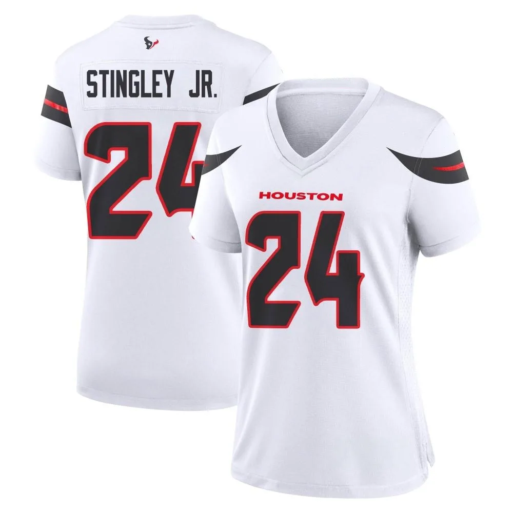 Women's Houston Texans Derek Stingley Jr. Nike Game White Jersey Women's Houston Texans Derek Stingley Jr. Nike Game White Jersey
