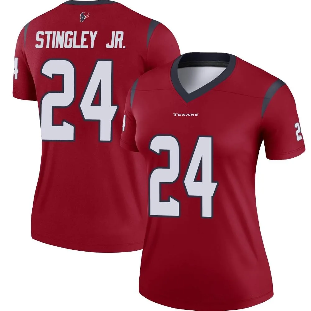 Women's Houston Texans Derek Stingley Jr. Nike Legend Red Jersey Women's Houston Texans Derek Stingley Jr. Nike Legend Red Jersey