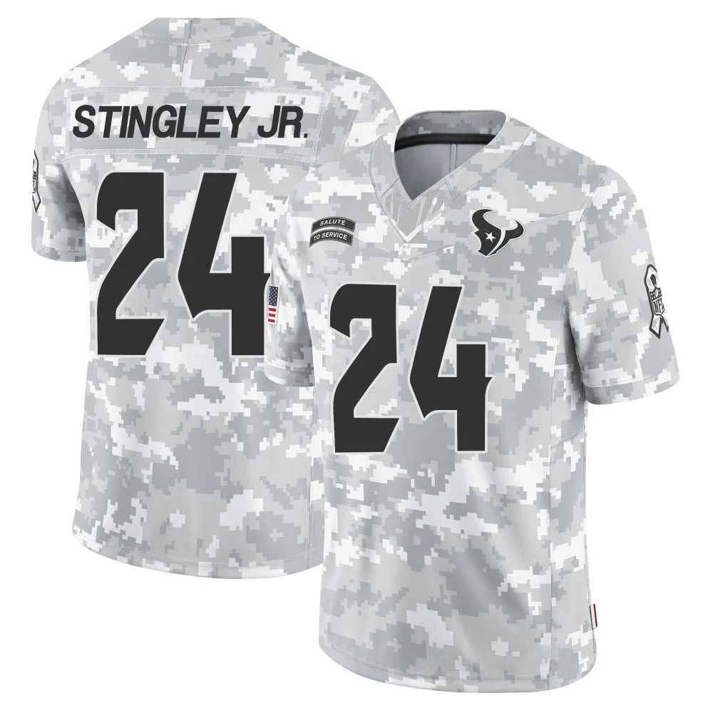Youth Houston Texans Derek Stingley Jr. Nike 2024 Salute to Service Limited Arctic Camo Jersey Youth Houston Texans Derek Stingley Jr. Nike 2024 Salute to Service Limited Arctic Camo Jersey