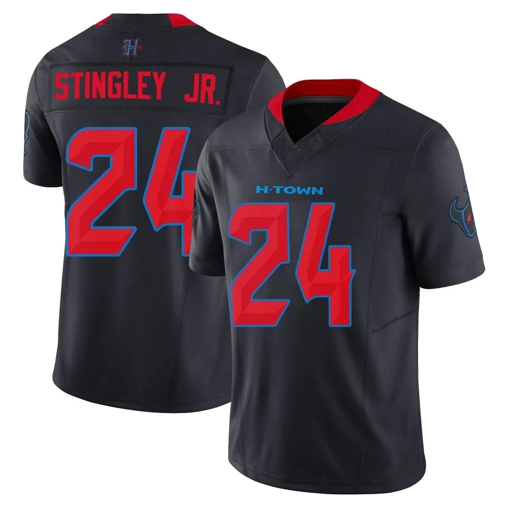 Youth Houston Texans Derek Stingley Jr. Nike 2nd Alternate Vapor F.U.S.E. Limited Navy Jersey Youth Houston Texans Derek Stingley Jr. Nike 2nd Alternate Vapor F.U.S.E. Limited Navy Jersey