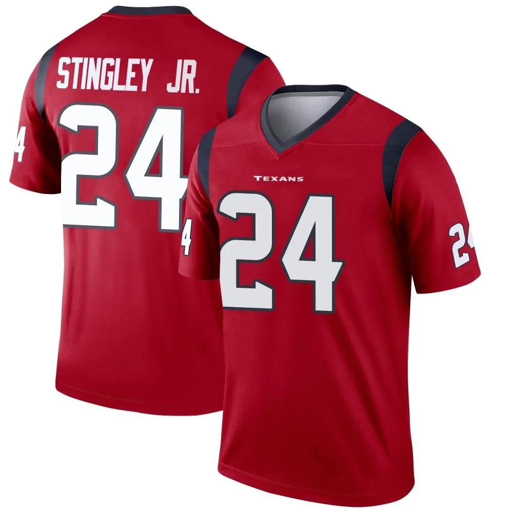 Youth Houston Texans Derek Stingley Jr. Nike Legend Red Jersey Youth Houston Texans Derek Stingley Jr. Nike Legend Red Jersey