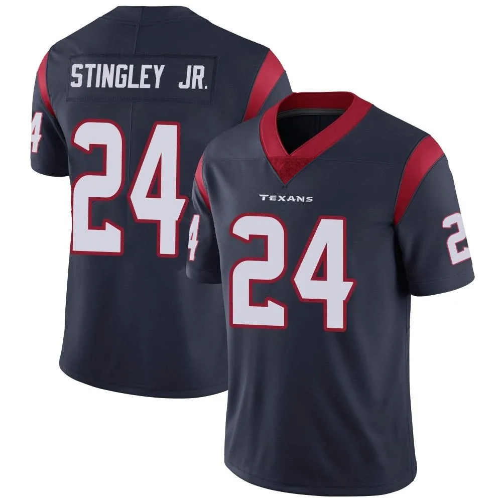Youth Houston Texans Derek Stingley Jr. Nike Team Color Vapor Untouchable Limited Navy Blue Jersey Youth Houston Texans Derek Stingley Jr. Nike Team Color Vapor Untouchable Limited Navy Blue Jersey