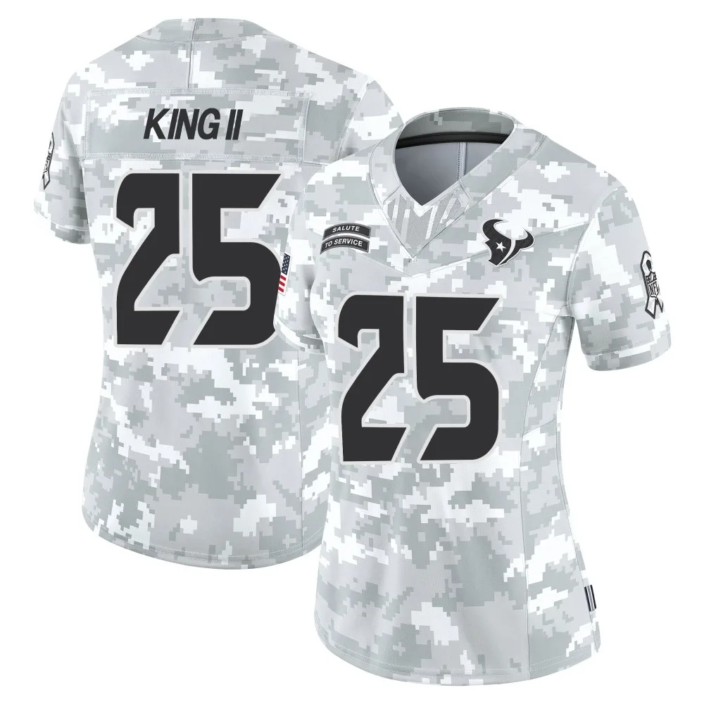 Women's Houston Texans Desmond King Ii Nike 2024 Salute to Service Limited Arctic Camo Jersey Women's Houston Texans Desmond King Ii Nike 2024 Salute to Service Limited Arctic Camo Jersey