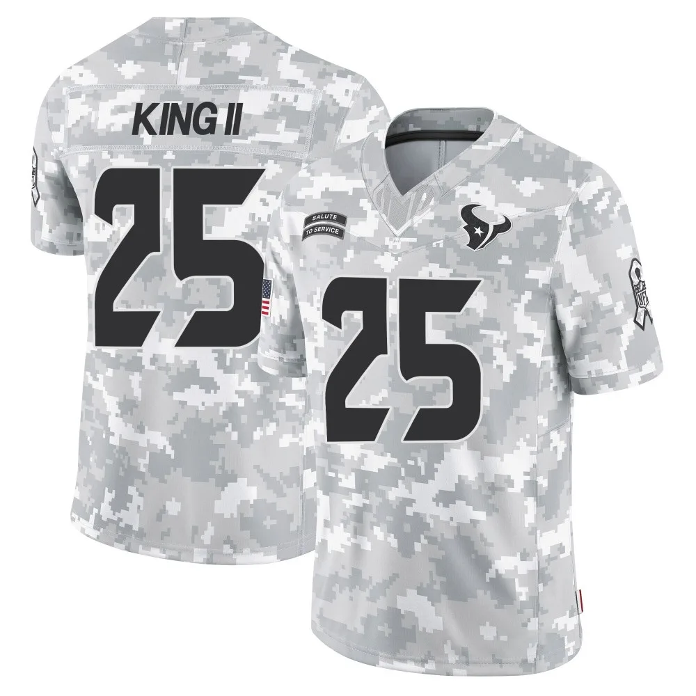 Youth Houston Texans Desmond King Ii Nike 2024 Salute to Service Limited Arctic Camo Jersey Youth Houston Texans Desmond King Ii Nike 2024 Salute to Service Limited Arctic Camo Jersey