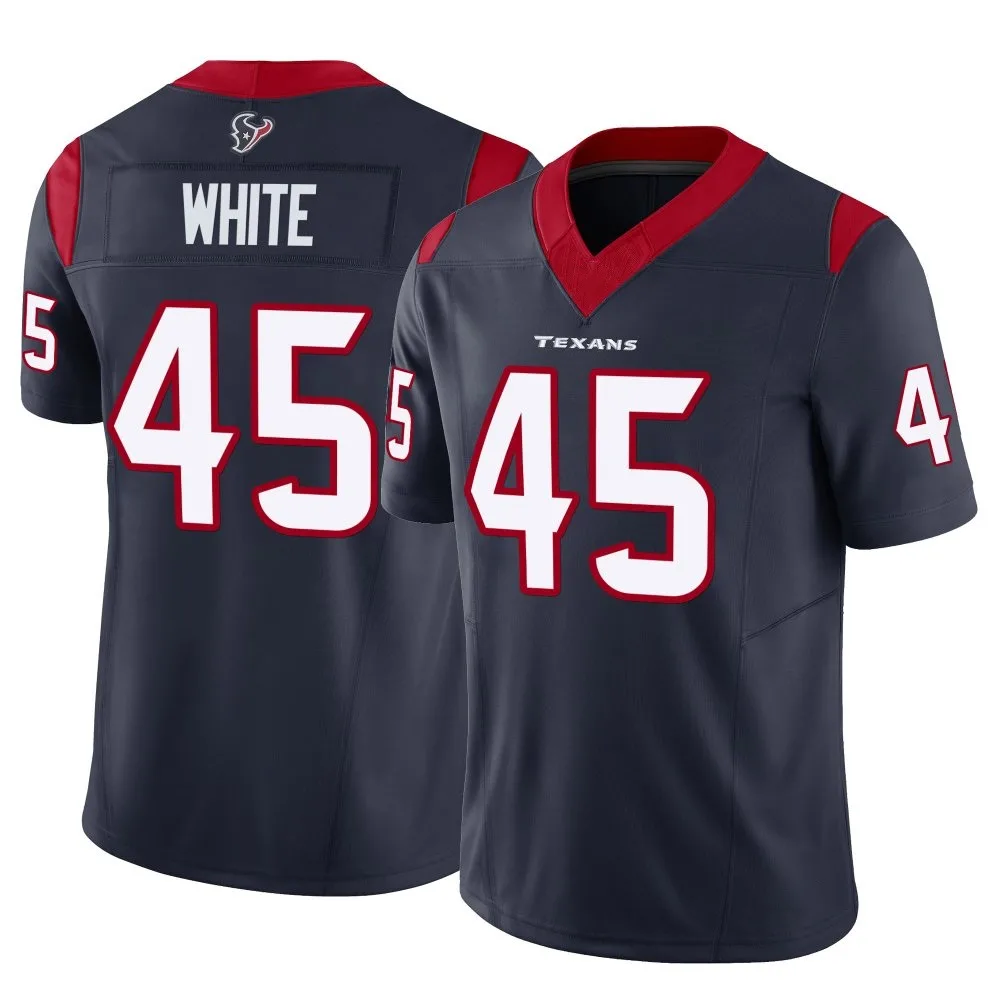 Men's Houston Texans Devin White Nike Vapor F.U.S.E. Limited Navy Jersey Men's Houston Texans Devin White Nike Vapor F.U.S.E. Limited Navy Jersey