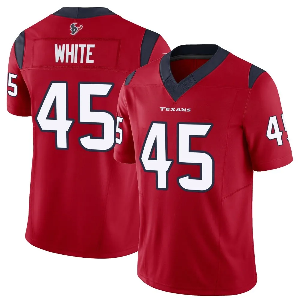 Men's Houston Texans Devin White Nike Vapor F.U.S.E. Limited Red Jersey Men's Houston Texans Devin White Nike Vapor F.U.S.E. Limited Red Jersey