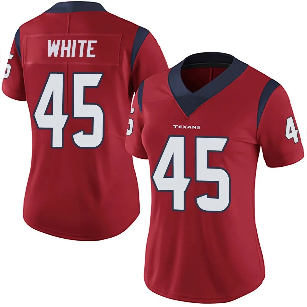 Women's Houston Texans Devin White Nike Alternate Vapor Untouchable Limited Red Jersey Women's Houston Texans Devin White Nike Alternate Vapor Untouchable Limited Red Jersey