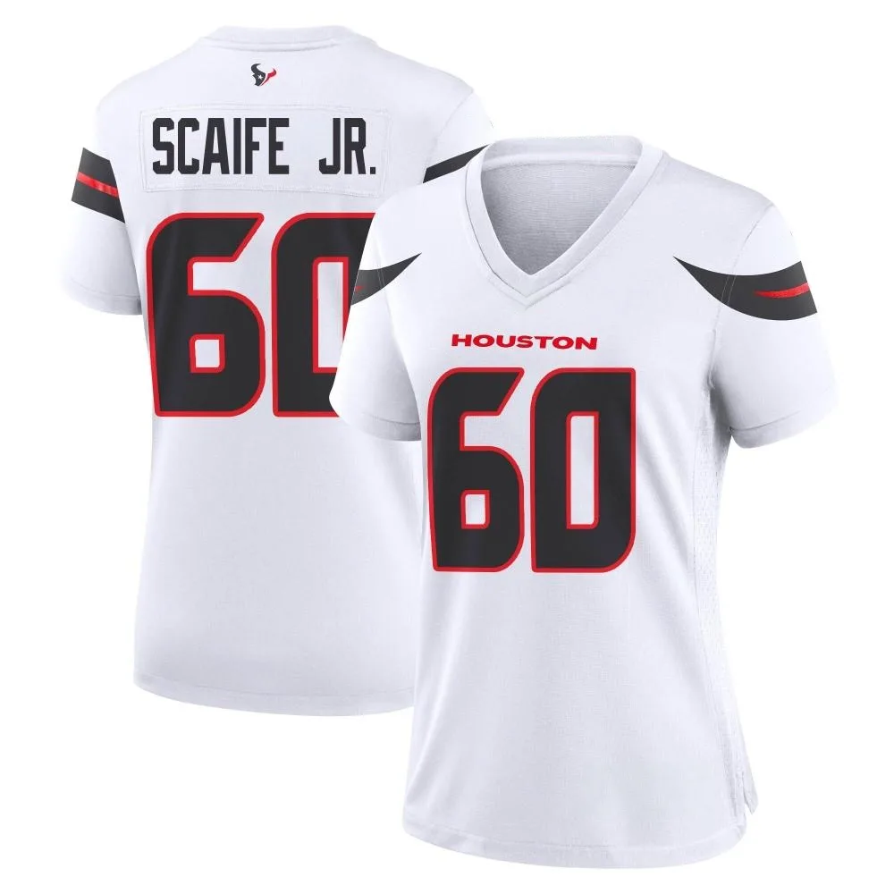 Women's Houston Texans Dj Scaife Jr. Nike Game White Jersey Women's Houston Texans Dj Scaife Jr. Nike Game White Jersey