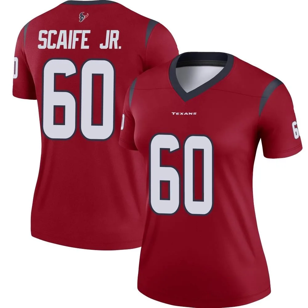 Women's Houston Texans Dj Scaife Jr. Nike Legend Red Jersey Women's Houston Texans Dj Scaife Jr. Nike Legend Red Jersey