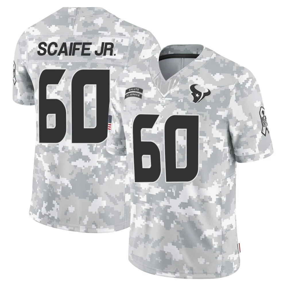 Youth Houston Texans Dj Scaife Jr. Nike 2024 Salute to Service Limited Arctic Camo Jersey Youth Houston Texans Dj Scaife Jr. Nike 2024 Salute to Service Limited Arctic Camo Jersey