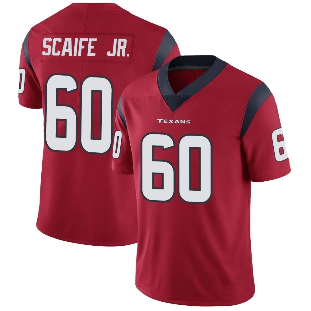 Youth Houston Texans Dj Scaife Jr. Nike Alternate Vapor Untouchable Limited Red Jersey Youth Houston Texans Dj Scaife Jr. Nike Alternate Vapor Untouchable Limited Red Jersey