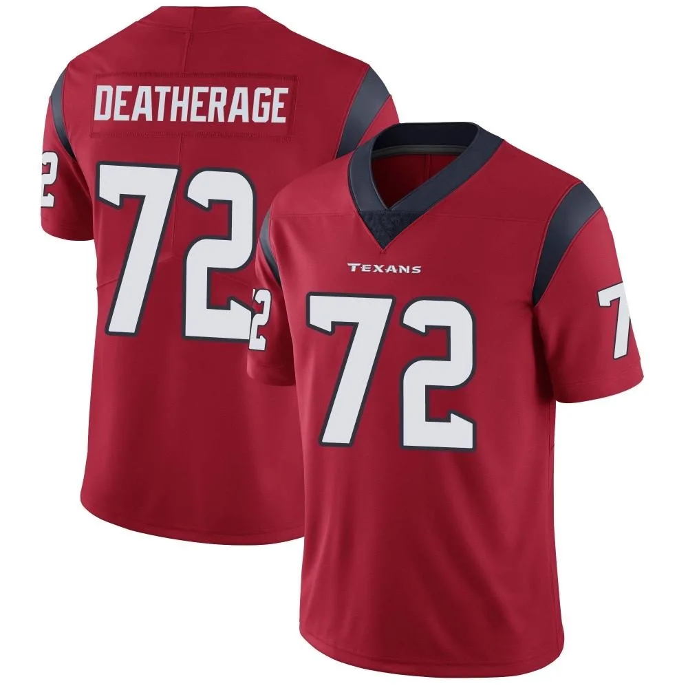 Men's Houston Texans Dylan Deatherage Nike Alternate Vapor Untouchable Limited Red Jersey Men's Houston Texans Dylan Deatherage Nike Alternate Vapor Untouchable Limited Red Jersey
