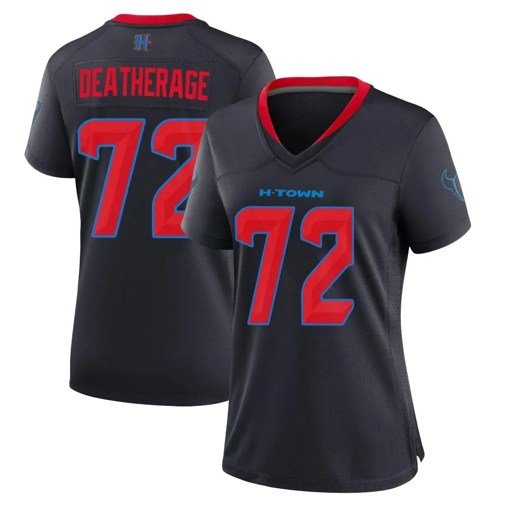Women's Houston Texans Dylan Deatherage Nike 2nd Alternate Game Navy Jersey Women's Houston Texans Dylan Deatherage Nike 2nd Alternate Game Navy Jersey