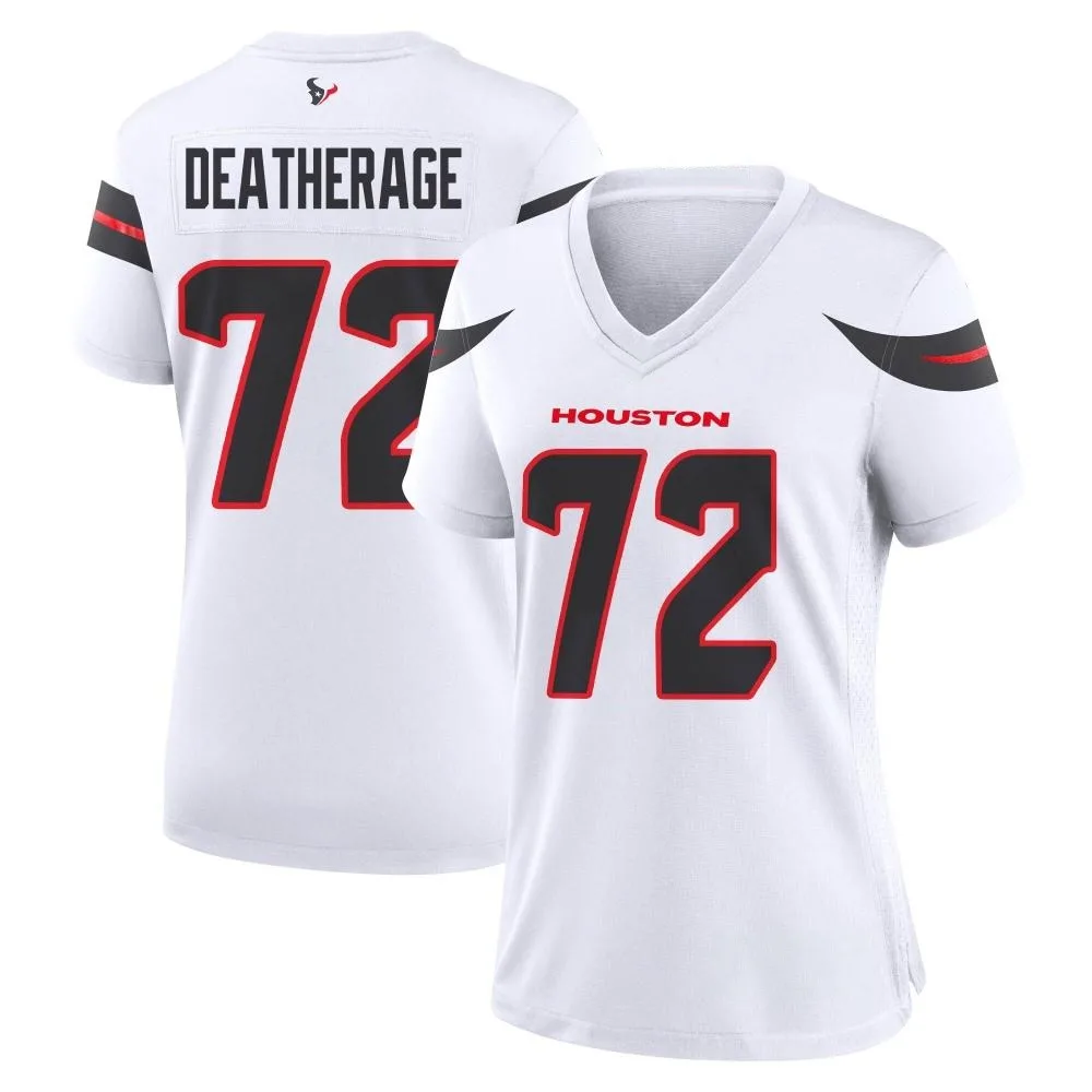 Women's Houston Texans Dylan Deatherage Nike Game White Jersey Women's Houston Texans Dylan Deatherage Nike Game White Jersey