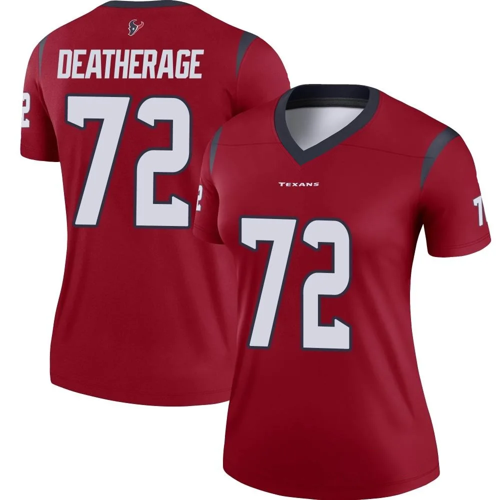 Women's Houston Texans Dylan Deatherage Nike Legend Red Jersey Women's Houston Texans Dylan Deatherage Nike Legend Red Jersey
