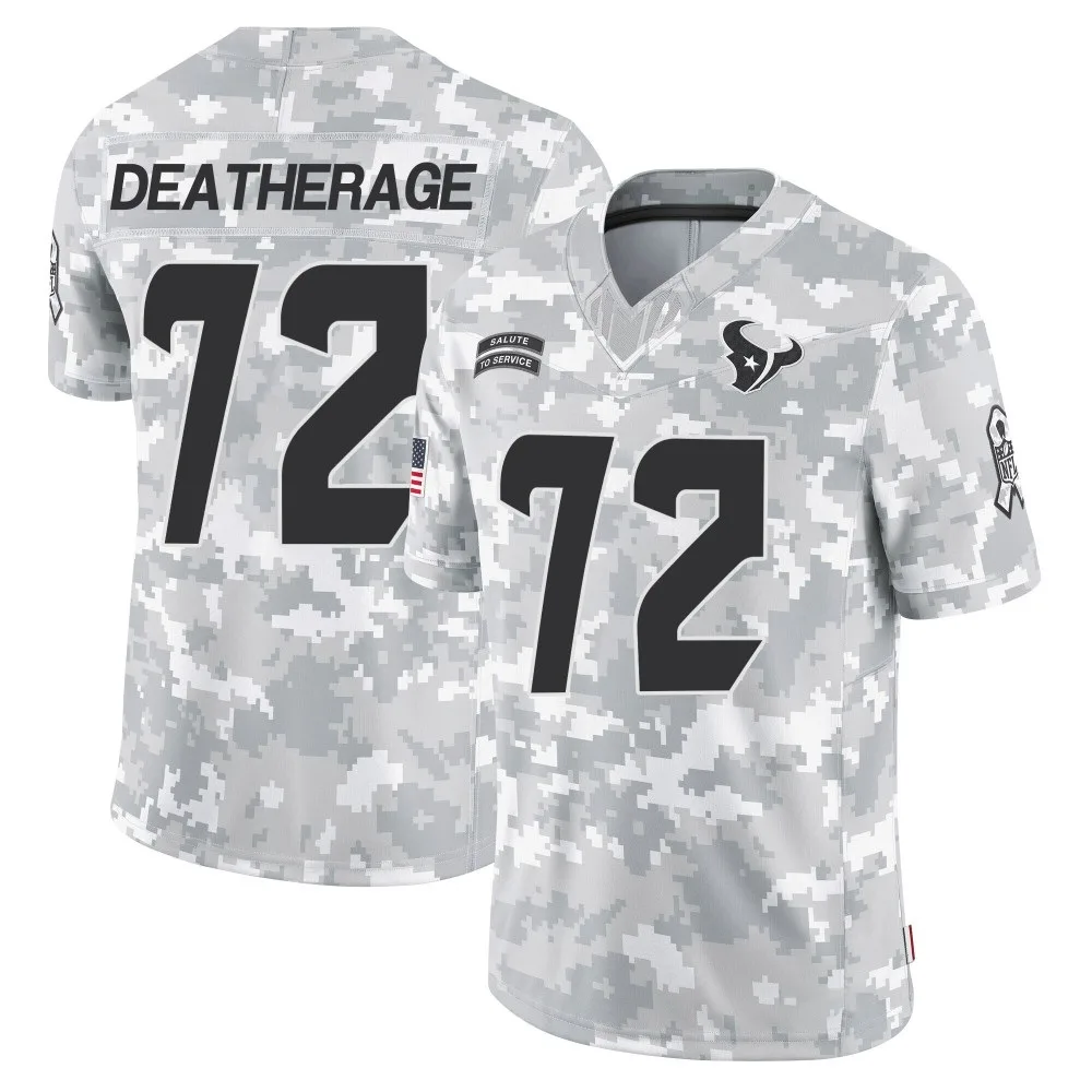 Youth Houston Texans Dylan Deatherage Nike 2024 Salute to Service Limited Arctic Camo Jersey Youth Houston Texans Dylan Deatherage Nike 2024 Salute to Service Limited Arctic Camo Jersey