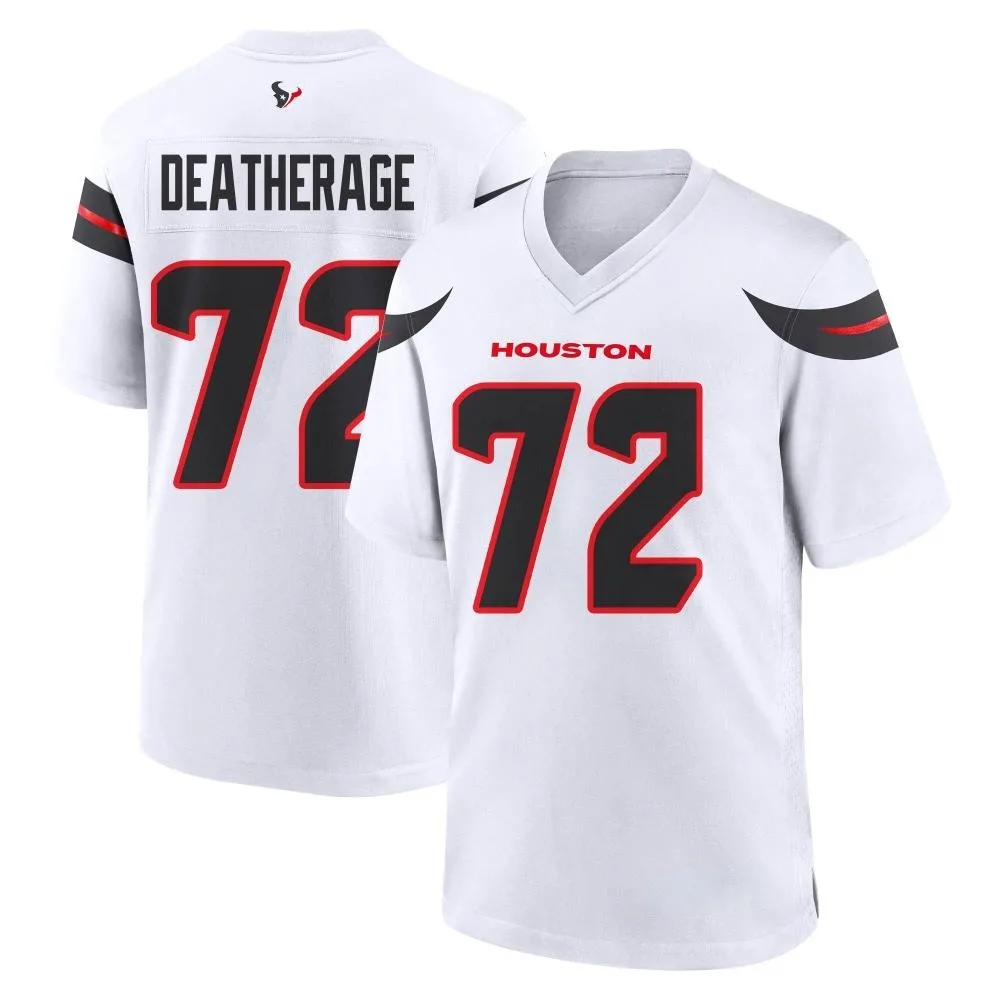 Youth Houston Texans Dylan Deatherage Nike Game White Jersey Youth Houston Texans Dylan Deatherage Nike Game White Jersey