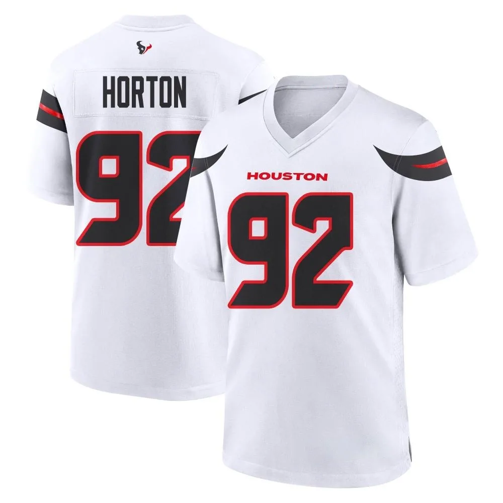 Men's Houston Texans Dylan Horton Nike Game White Jersey Men's Houston Texans Dylan Horton Nike Game White Jersey