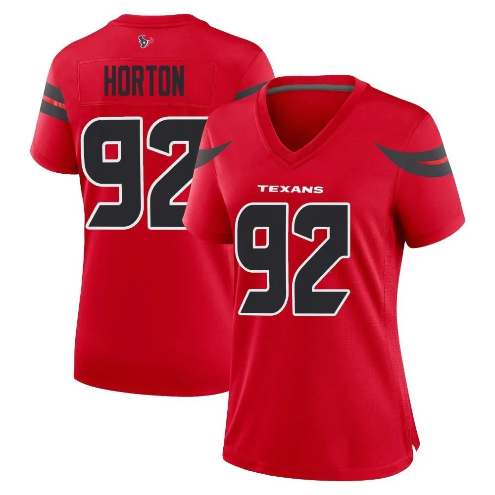 Women's Houston Texans Dylan Horton Nike Alternate Game Red Jersey Women's Houston Texans Dylan Horton Nike Alternate Game Red Jersey