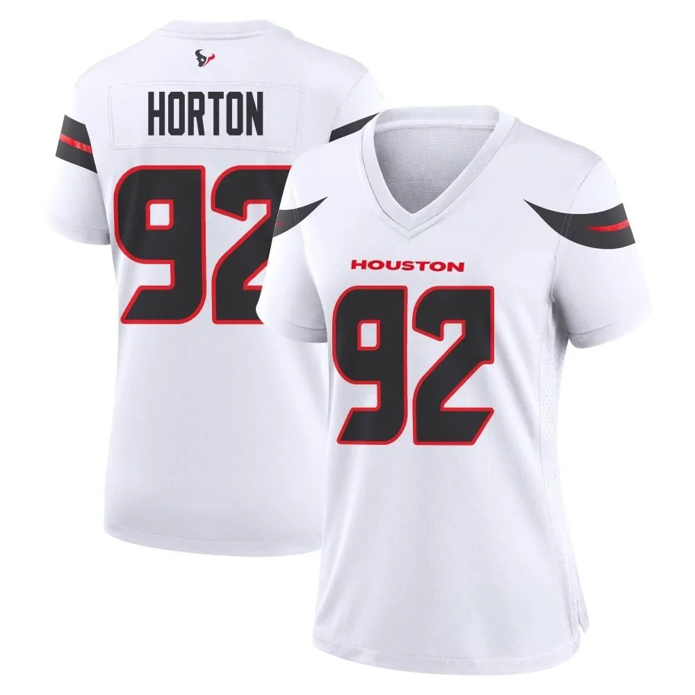 Women's Houston Texans Dylan Horton Nike Game White Jersey Women's Houston Texans Dylan Horton Nike Game White Jersey