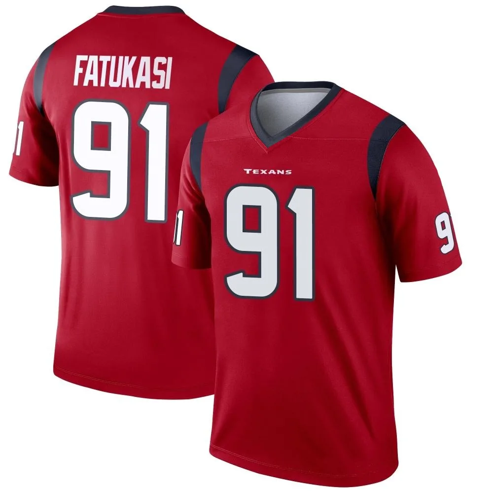 Youth Houston Texans Folorunso Fatukasi Nike Legend Red Jersey Youth Houston Texans Folorunso Fatukasi Nike Legend Red Jersey
