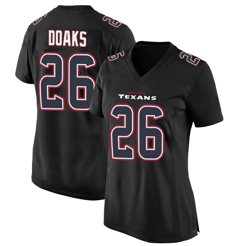 Women's Houston Texans Gerrid Doaks Nike Fashion Game Black Jersey Women's Houston Texans Gerrid Doaks Nike Fashion Game Black Jersey