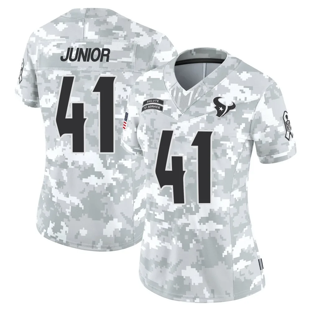 Women's Houston Texans Gregory Junior Nike 2024 Salute to Service Limited Arctic Camo Jersey Women's Houston Texans Gregory Junior Nike 2024 Salute to Service Limited Arctic Camo Jersey