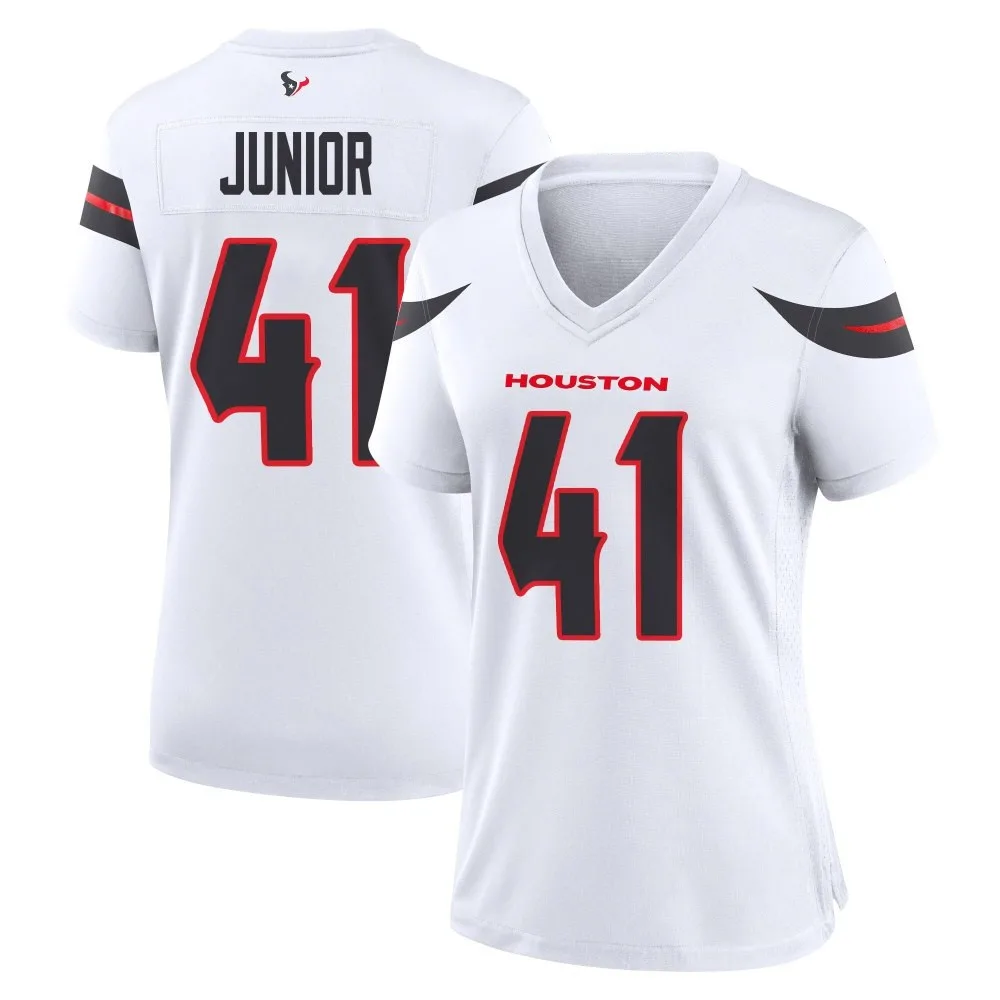 Women's Houston Texans Gregory Junior Nike Game White Jersey Women's Houston Texans Gregory Junior Nike Game White Jersey