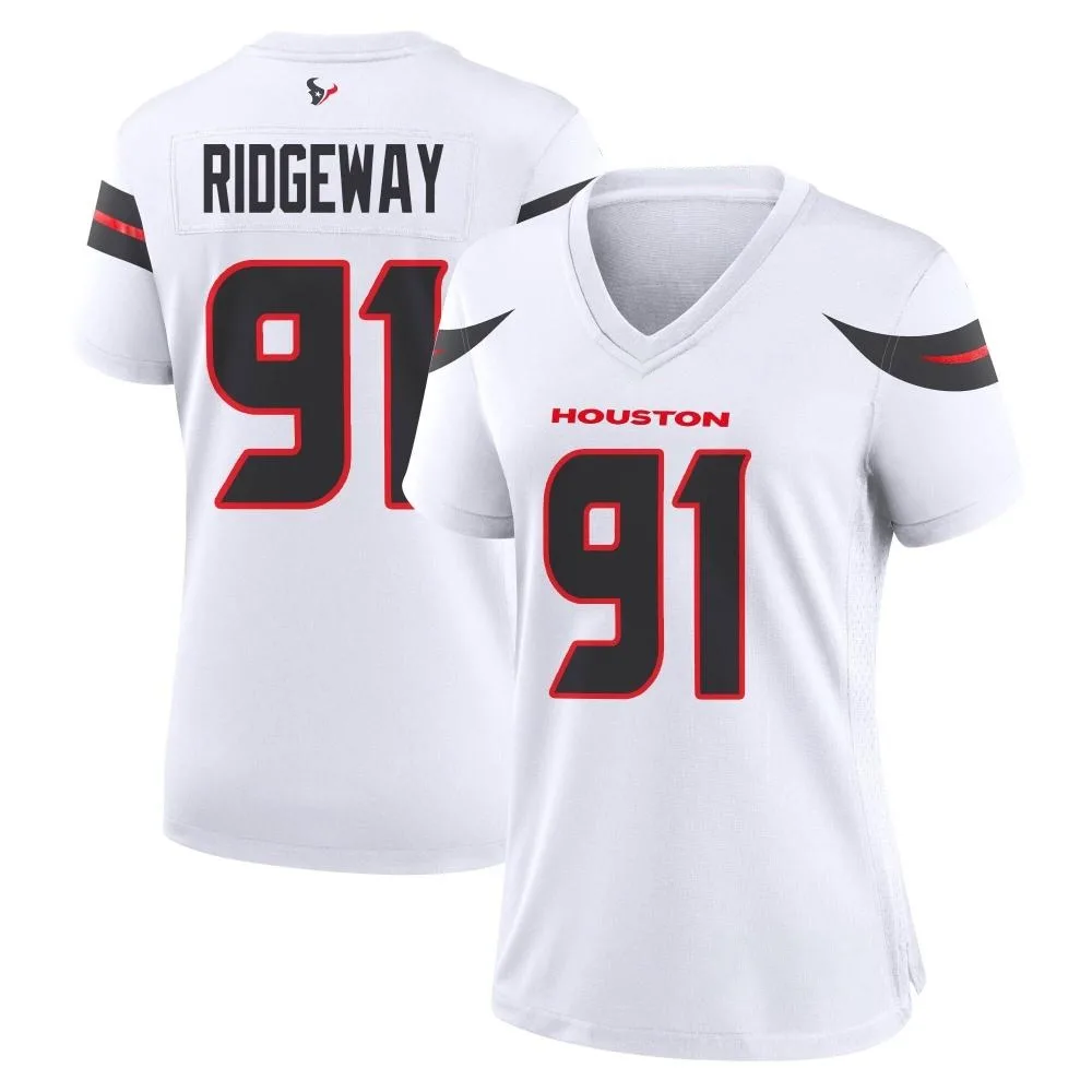 Women's Houston Texans Hassan Ridgeway Nike Game White Jersey Women's Houston Texans Hassan Ridgeway Nike Game White Jersey