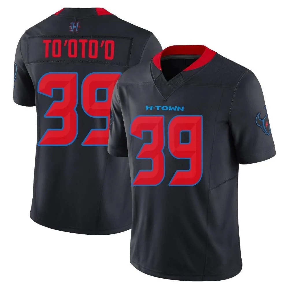 Men's Houston Texans Henry To'oto'o Nike 2nd Alternate Vapor F.U.S.E. Limited Navy Jersey Men's Houston Texans Henry To'oto'o Nike 2nd Alternate Vapor F.U.S.E. Limited Navy Jersey