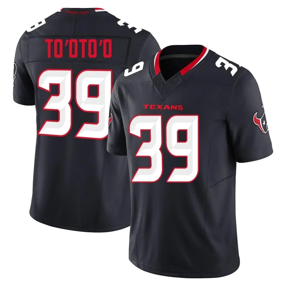 Men's Houston Texans Henry To'oto'o Nike Alternate Vapor F.U.S.E. Limited Navy Jersey Men's Houston Texans Henry To'oto'o Nike Alternate Vapor F.U.S.E. Limited Navy Jersey