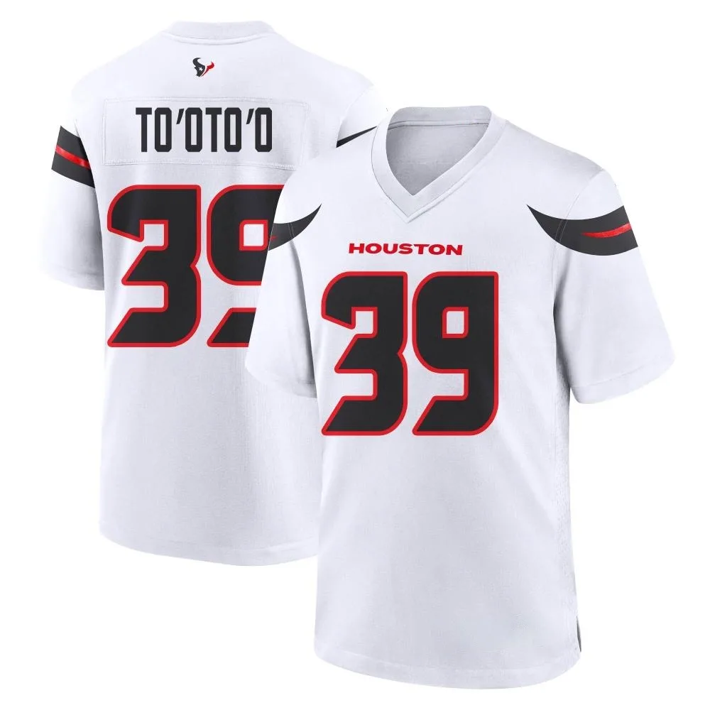 Men's Houston Texans Henry To'oto'o Nike Game White Jersey Men's Houston Texans Henry To'oto'o Nike Game White Jersey