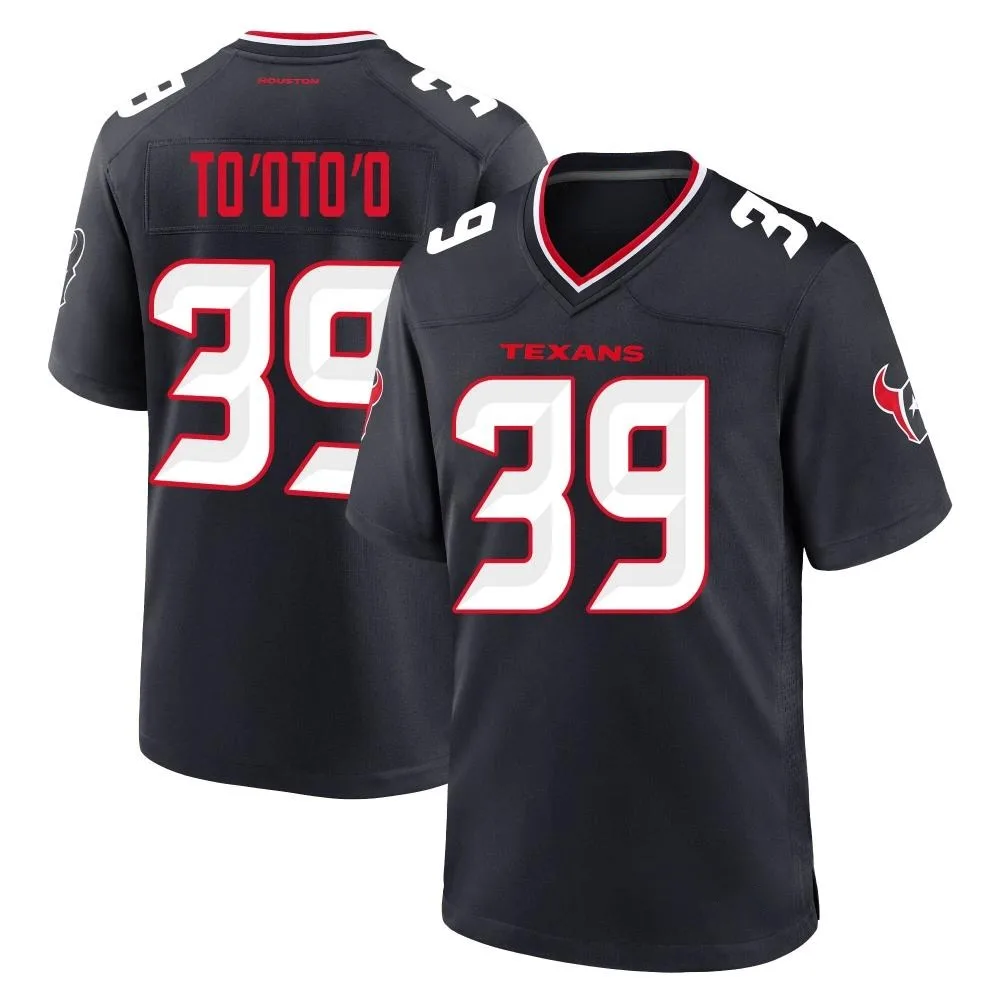 Youth Houston Texans Henry To'oto'o Nike Team Game Navy Jersey Youth Houston Texans Henry To'oto'o Nike Team Game Navy Jersey