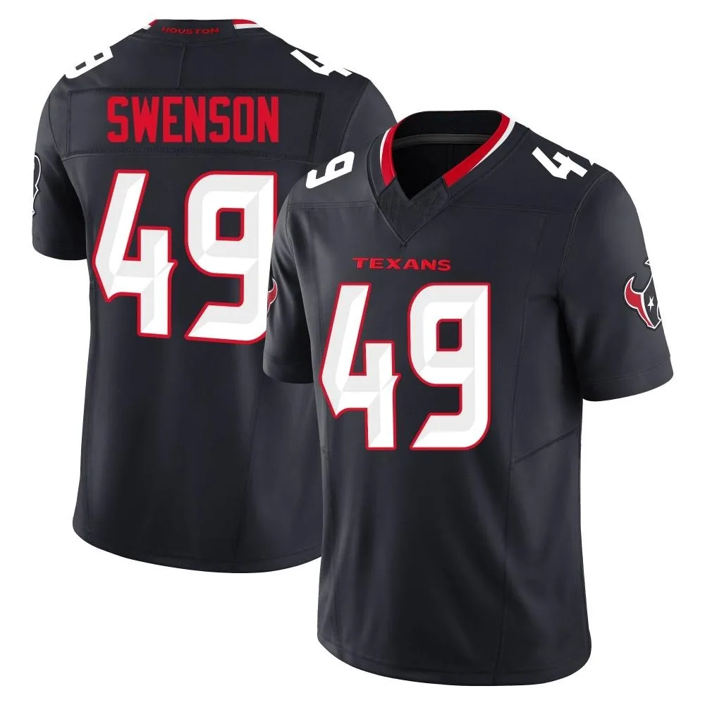 Men's Houston Texans Ian Swenson Nike Alternate Vapor F.U.S.E. Limited Navy Jersey Men's Houston Texans Ian Swenson Nike Alternate Vapor F.U.S.E. Limited Navy Jersey