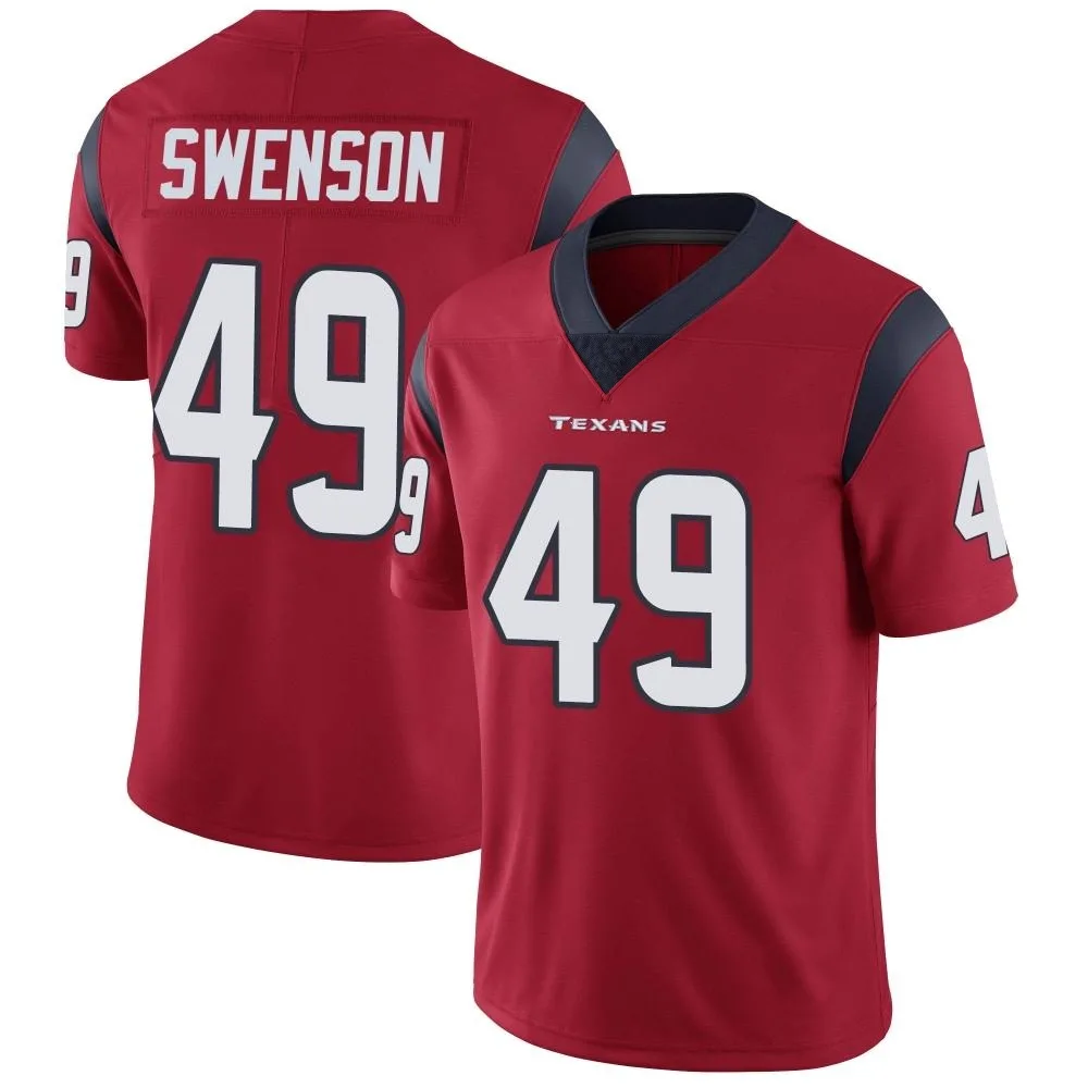 Men's Houston Texans Ian Swenson Nike Alternate Vapor Untouchable Limited Red Jersey Men's Houston Texans Ian Swenson Nike Alternate Vapor Untouchable Limited Red Jersey