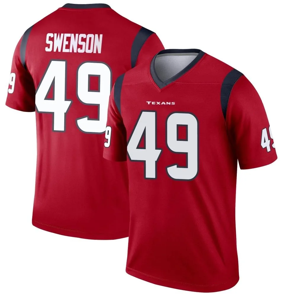 Men's Houston Texans Ian Swenson Nike Legend Red Jersey Men's Houston Texans Ian Swenson Nike Legend Red Jersey