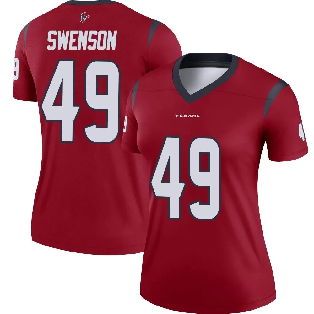Women's Houston Texans Ian Swenson Nike Legend Red Jersey Women's Houston Texans Ian Swenson Nike Legend Red Jersey