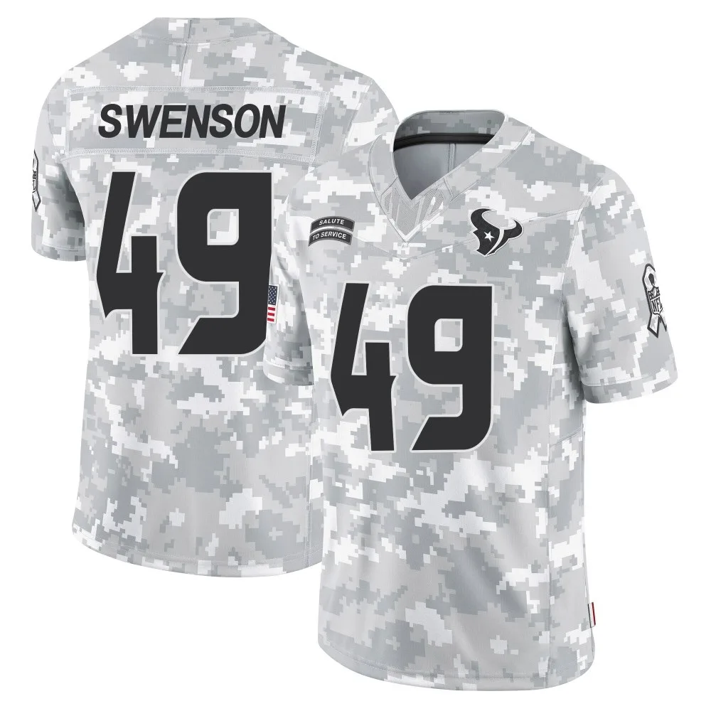 Youth Houston Texans Ian Swenson Nike 2024 Salute to Service Limited Arctic Camo Jersey Youth Houston Texans Ian Swenson Nike 2024 Salute to Service Limited Arctic Camo Jersey