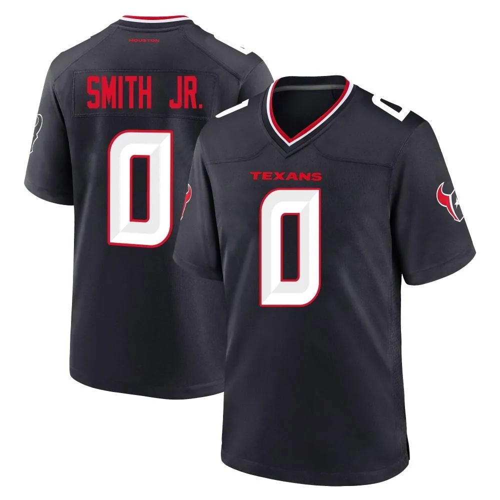 Men's Houston Texans Irv Smith Jr. Nike Team Game Navy Jersey Men's Houston Texans Irv Smith Jr. Nike Team Game Navy Jersey