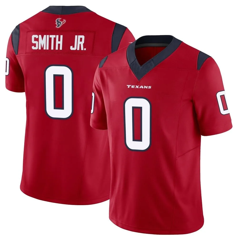 Men's Houston Texans Irv Smith Jr. Nike Vapor F.U.S.E. Limited Red Jersey Men's Houston Texans Irv Smith Jr. Nike Vapor F.U.S.E. Limited Red Jersey
