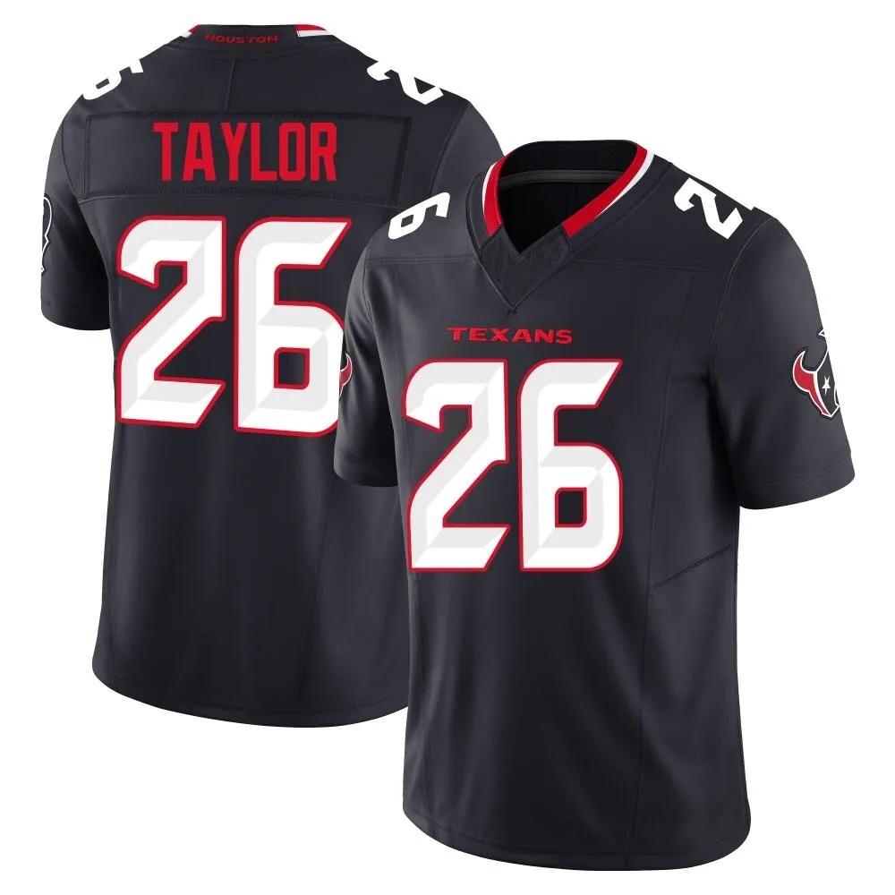 Men's Houston Texans J.j. Taylor Nike Alternate Vapor F.U.S.E. Limited Navy Jersey Men's Houston Texans J.j. Taylor Nike Alternate Vapor F.U.S.E. Limited Navy Jersey