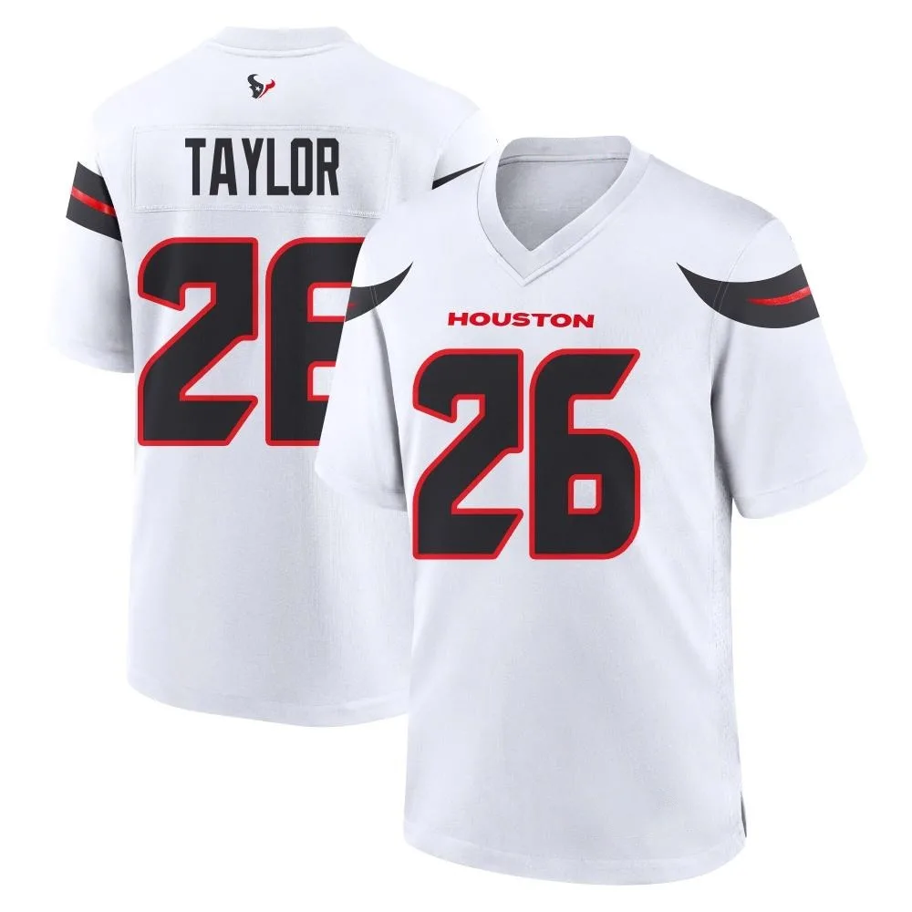 Men's Houston Texans J.j. Taylor Nike Game White Jersey Men's Houston Texans J.j. Taylor Nike Game White Jersey