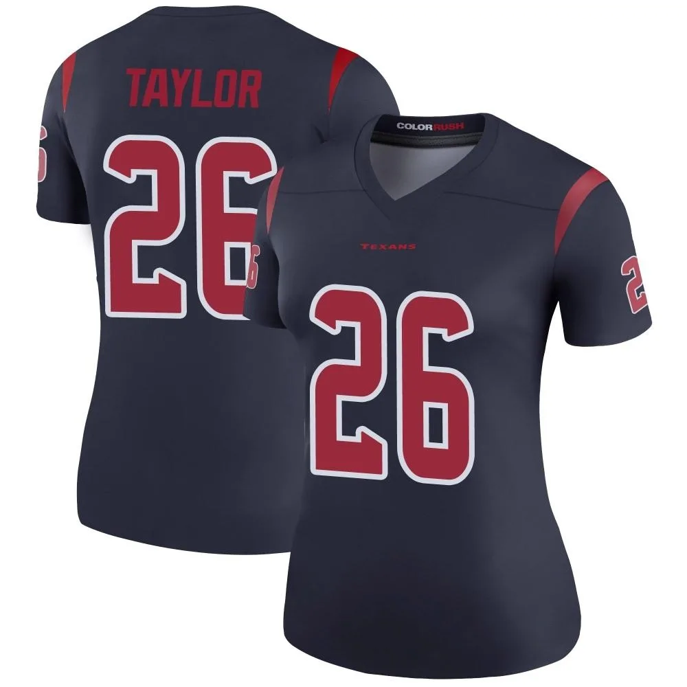 Women's Houston Texans J.j. Taylor Nike Color Rush Legend Navy Jersey