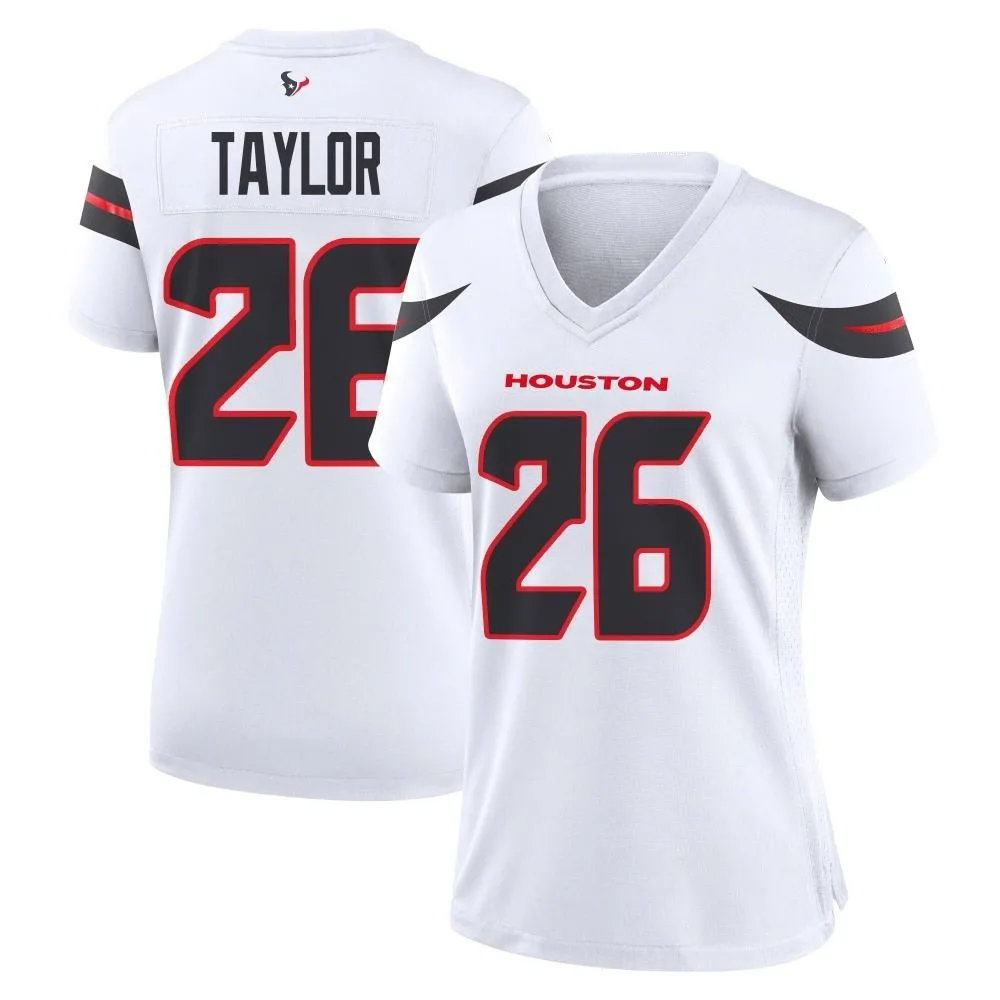 Women's Houston Texans J.j. Taylor Nike Game White Jersey Women's Houston Texans J.j. Taylor Nike Game White Jersey