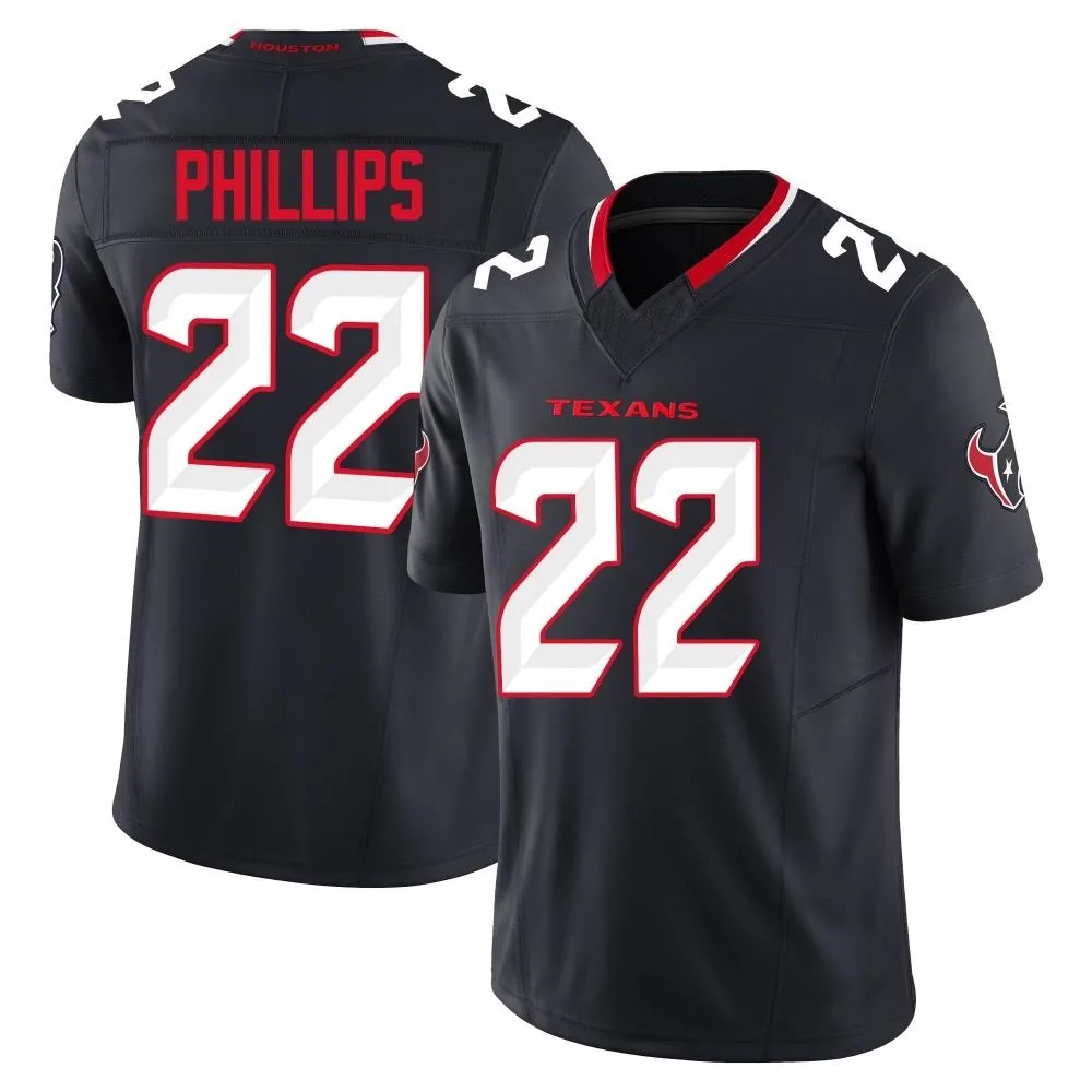 Men's Houston Texans Jacob Phillips Nike Alternate Vapor F.U.S.E. Limited Navy Jersey Men's Houston Texans Jacob Phillips Nike Alternate Vapor F.U.S.E. Limited Navy Jersey