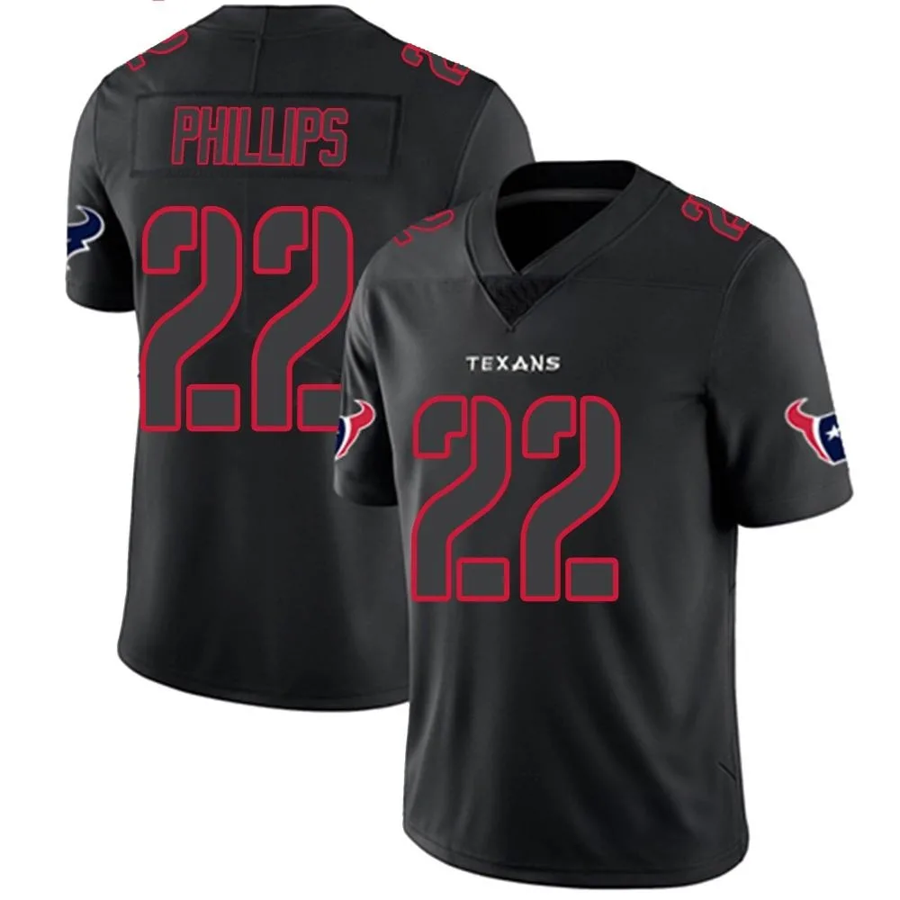 Men's Houston Texans Jacob Phillips Nike Limited Black Impact Jersey Men's Houston Texans Jacob Phillips Nike Limited Black Impact Jersey