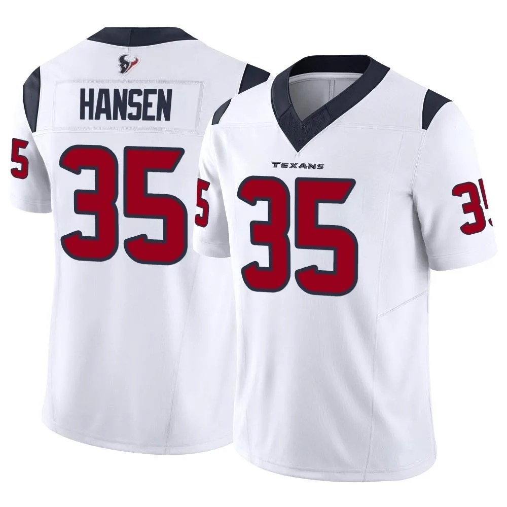 Men's Houston Texans Jake Hansen Nike Vapor F.U.S.E. Limited White Jersey Men's Houston Texans Jake Hansen Nike Vapor F.U.S.E. Limited White Jersey
