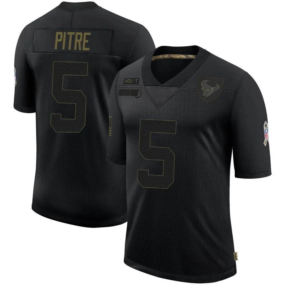 Men's Houston Texans Jalen Pitre Nike 2020 Salute To Service Limited Black Jersey Men's Houston Texans Jalen Pitre Nike 2020 Salute To Service Limited Black Jersey