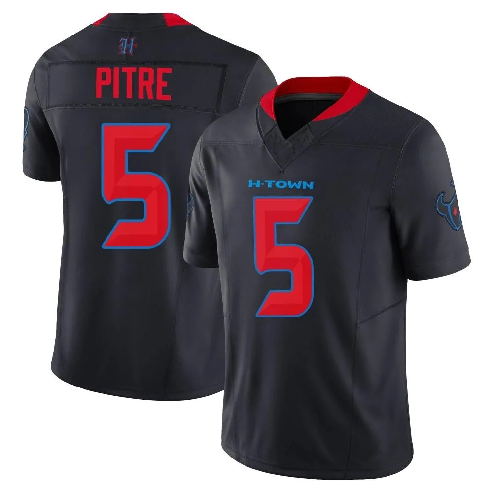 Men's Houston Texans Jalen Pitre Nike 2nd Alternate Vapor F.U.S.E. Limited Navy Jersey Men's Houston Texans Jalen Pitre Nike 2nd Alternate Vapor F.U.S.E. Limited Navy Jersey
